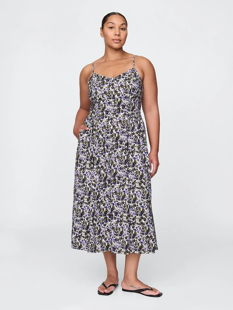 Floral V-Neck Maxi Dress