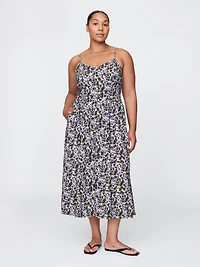 Floral V-Neck Maxi Dress