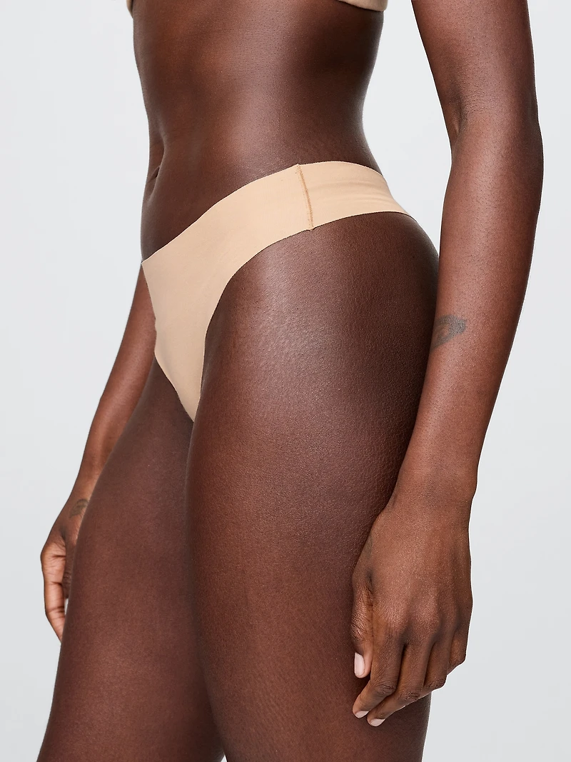 Organic Stretch Cotton No Show Thong