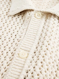 Mesh Sweater Shirt