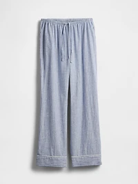 Linen-Blend PJ Pants