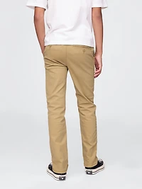 Kids Uniform Straight-Fit Stretch Khakis
