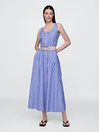 Cinched-Hem Crop Top