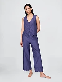 Eyelet Hem PJ Pants