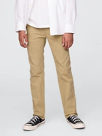Kids Uniform Straight-Fit Stretch Khakis