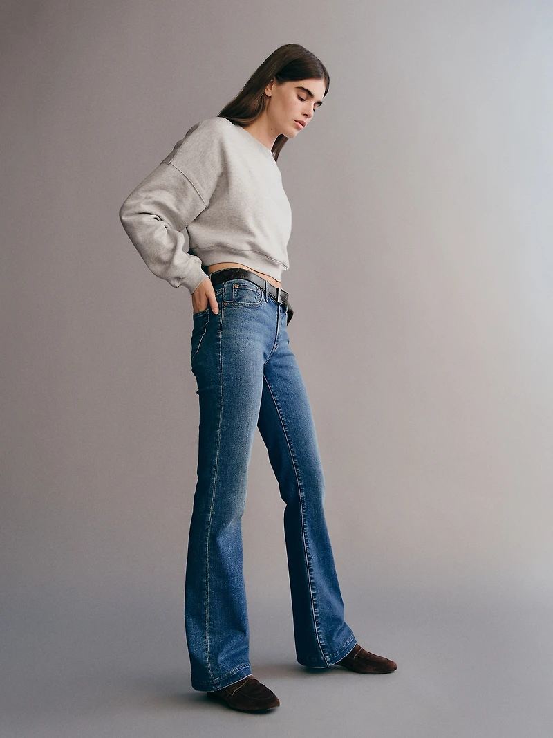 VintageSoft Wedge Crewneck Sweatshirt