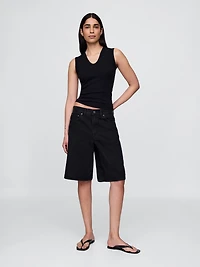 Sheer Modern Rib Tank Top