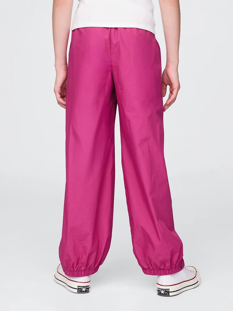 Kids Poplin Baggy Joggers