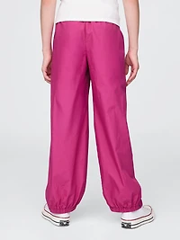 Kids Poplin Baggy Joggers