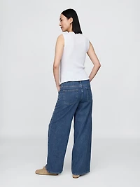 Maternity True Waistband Full Panel UltraSoft Baggy Jeans