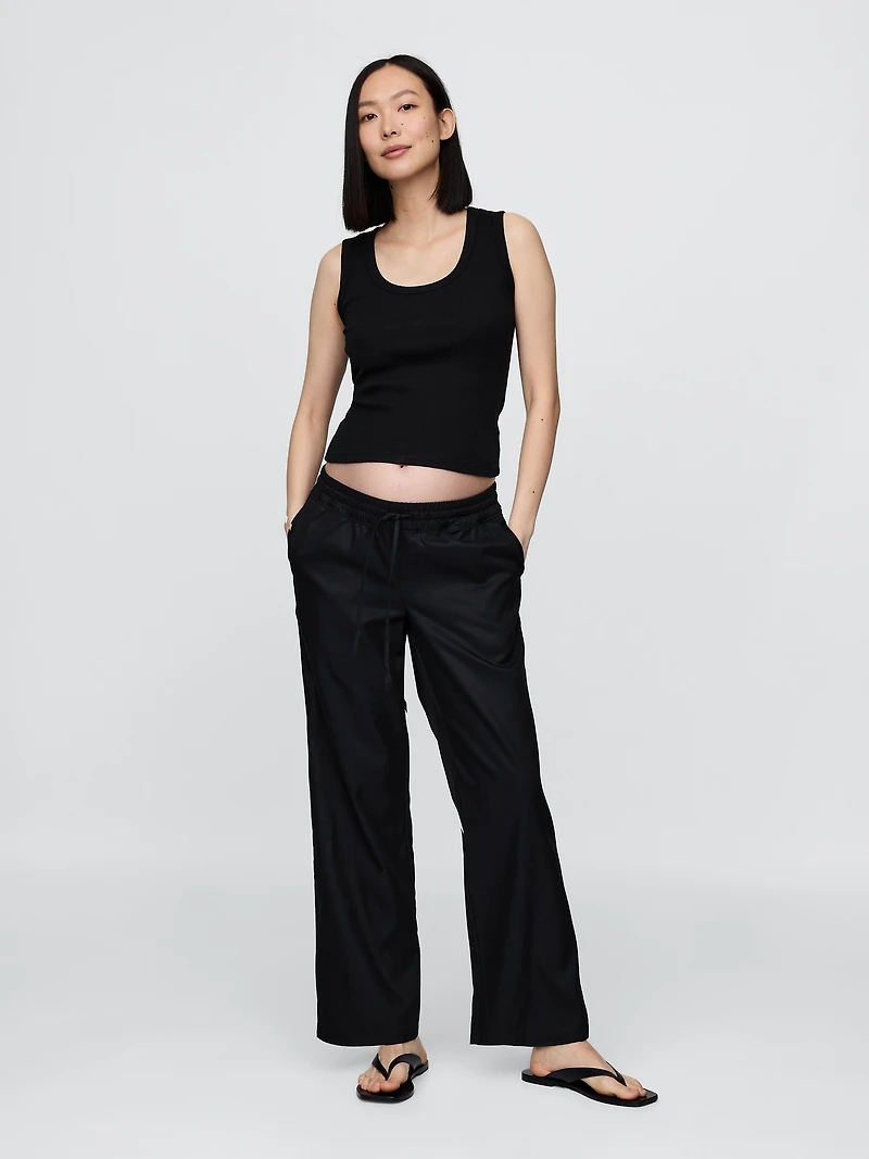 Maternity Easy Wide-Leg Pants