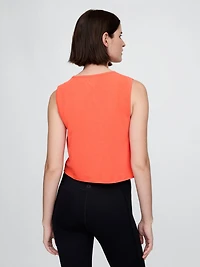 GapFit Breathe Crop Muscle Tank Top