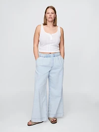 Mid Rise UltraSoft Easy Baggy Jeans