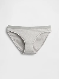 Organic Stretch Cotton Logo Bikini