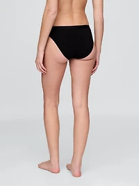 Organic Stretch Cotton Logo Bikini