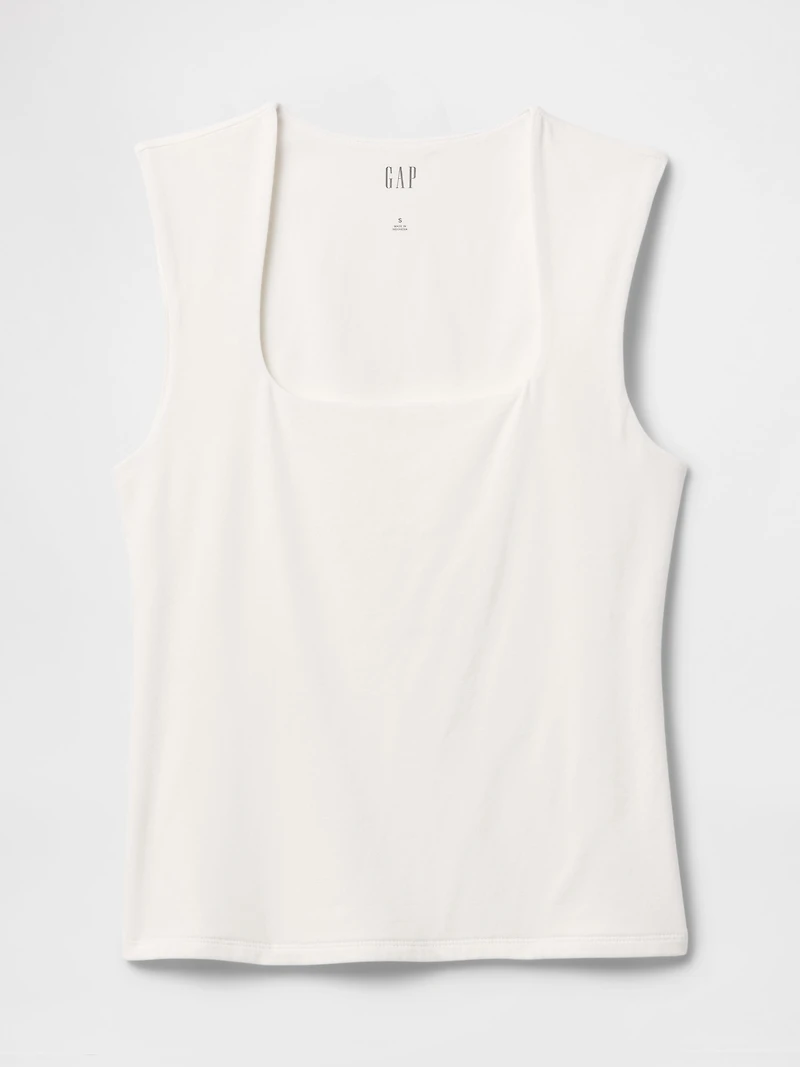 CloseKnit Jersey Square-Neck Top