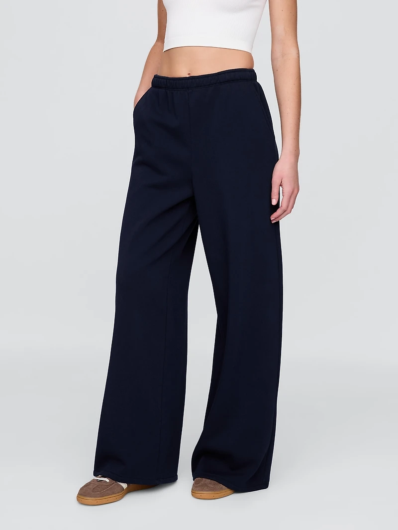 VintageSoft Baggy Wide-Leg Sweatpants