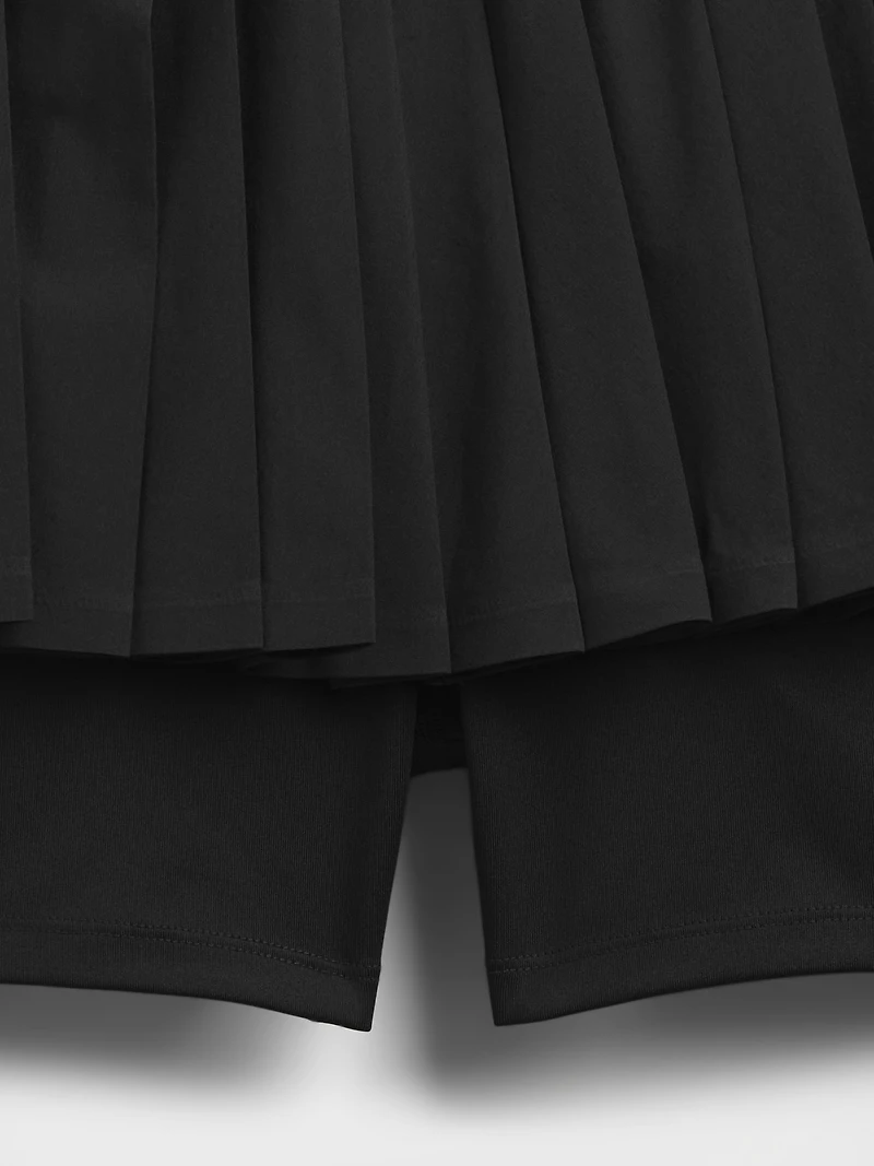 Kids Pleated Active Polo Shirt Dress