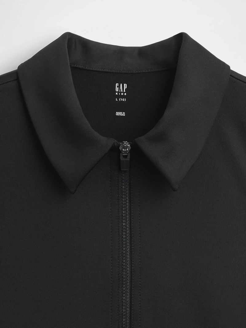 Kids Pleated Active Polo Shirt Dress