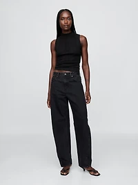 Rib Mockneck Tank Top