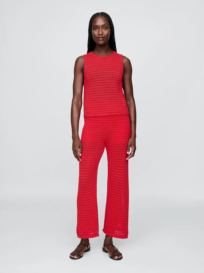 100% Cotton Crochet Tank Top