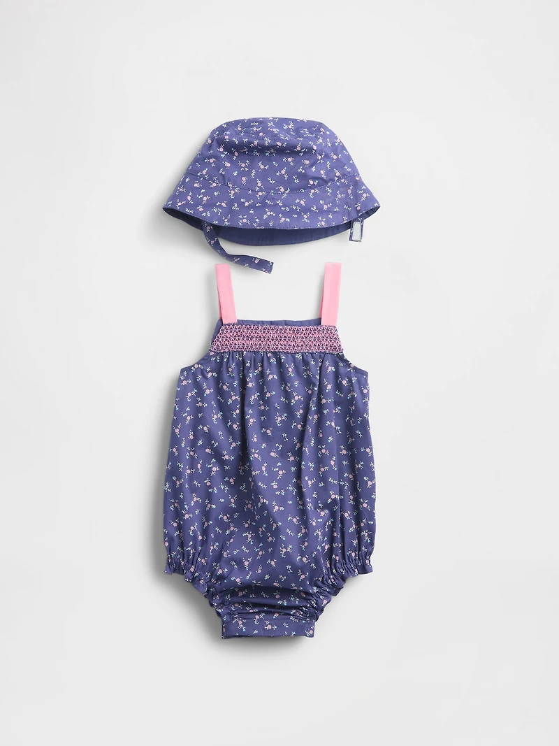 Baby Poplin Bubble Outfit Set