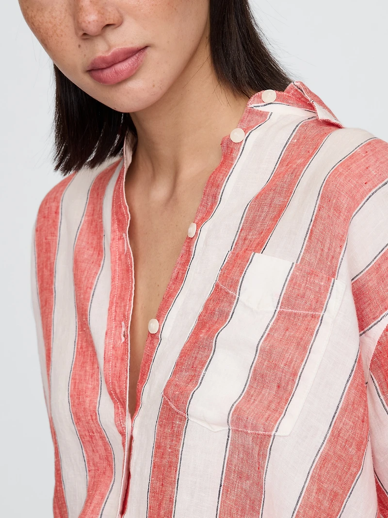 100% Linen Oversized Shirt