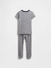 Baby & Toddler Organic Brushed Cotton Gingham PJ Set