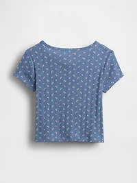 Baby & Toddler Pointelle Rib T-Shirt