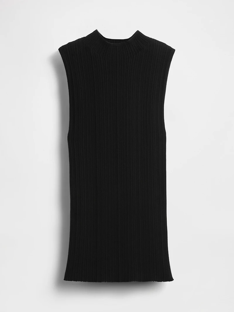 Rib Mockneck Tank Top
