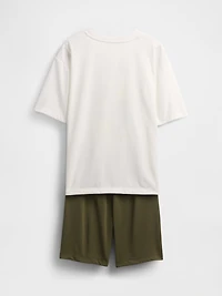 Kids Recycled PJ Short Set