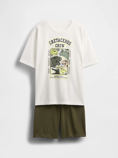 Kids Recycled PJ Short Set