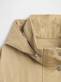 Oversized Nylon Parka