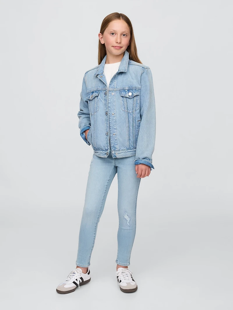 Kids Mid Rise Pull-On Jeggings