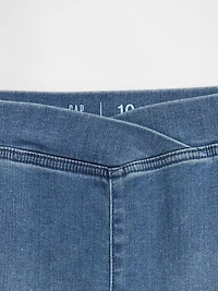 Kids High Rise Crossover Flare Jeans
