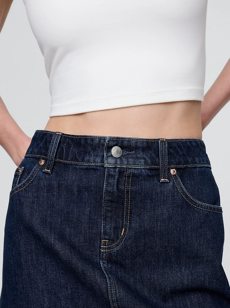 Denim Mini Skirt