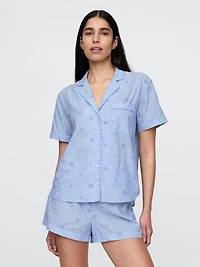 Embroidered PJ Shirt