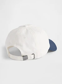 Casquette de baseball en coton biologique à logo Gap
