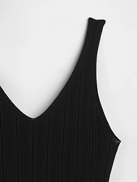 Rib Sweater Tank Top