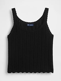 100% Cotton Pointelle Tank Top
