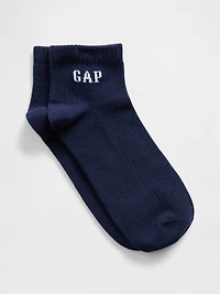 Logo Quarter Crew Socks