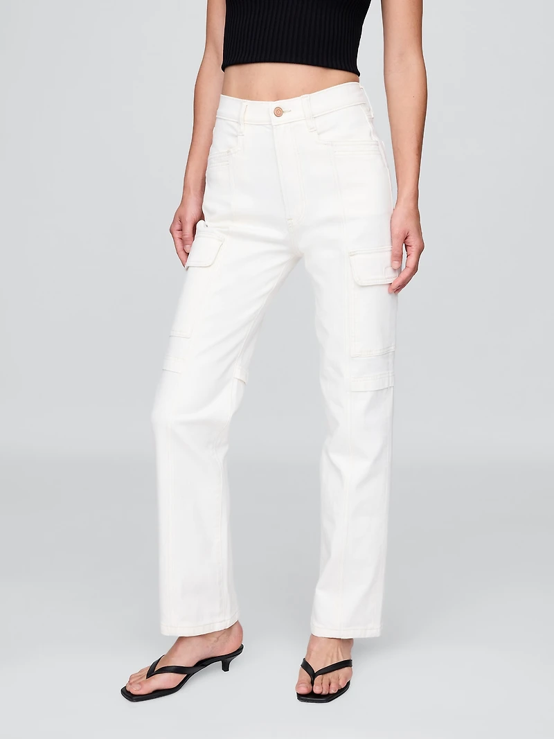 Mid Rise '90s Loose Cargo Jeans