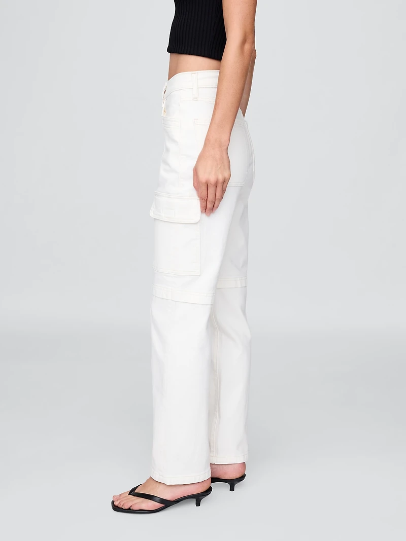 Mid Rise '90s Loose Cargo Jeans