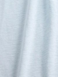 Linen-Blend Ruffle PJ Dress