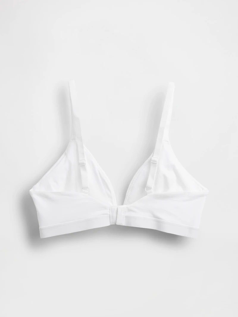 Organic Stretch Cotton Triangle Bra