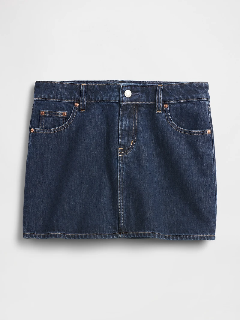 Denim Mini Skirt