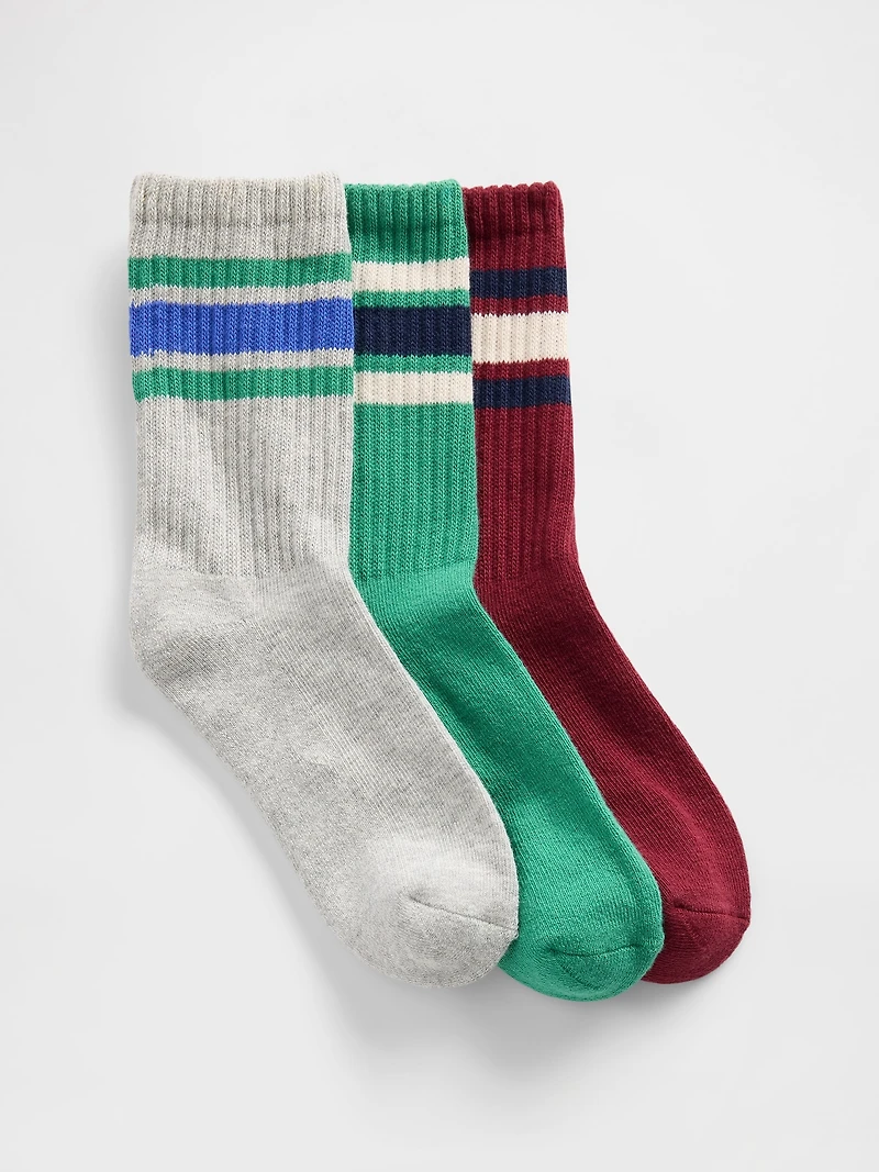 Kids Varsity Slouchy Crew Socks