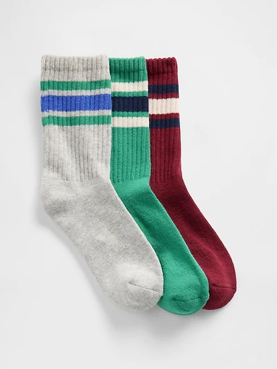 Kids Varsity Slouchy Crew Socks