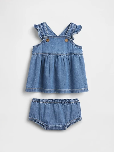 Baby Denim Dress Set