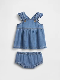 Baby Denim Dress Set